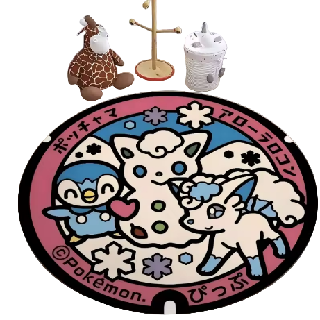 Piplup & Alolan Vulpix Rug